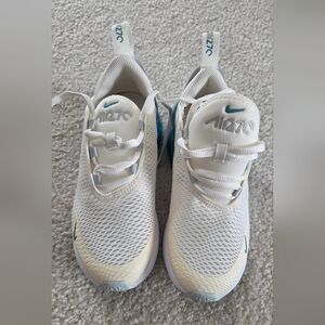 Nike Kids Sneakers - Cream and Teal